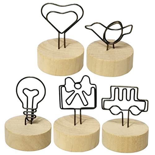 ARTIBETTER 5 Stück Teiliges Tischkartenhalter aus Kreative Memo Clips für Menüs Tischnummern und Fotos für Hochzeiten Partys und Wohnkultur ARTIBETTER 5 Stück Teiliges Tischkartenhalter aus Kreative Memo Clips für Menüs Tischnummern und Fotos für Hochzeiten Partys und Wohnkultur von Artibetter
