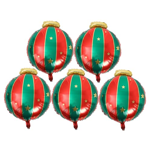ARTIBETTER 5 Stück Teiliges Weihnachtsfolie Ballons Aufblasbare Weihnachtsdekoration für Partys Kreative Designs für Festliche Langlebig und Sicher für Zuhause Garten und Mehr ARTIBETTER 5 Stück Teiliges Weihnachtsfolie Ballons Aufblasbare Weihnachtsdekoration für Partys Kreative Designs für Festliche Langlebig und Sicher für Zuhause Garten und Mehr von Artibetter