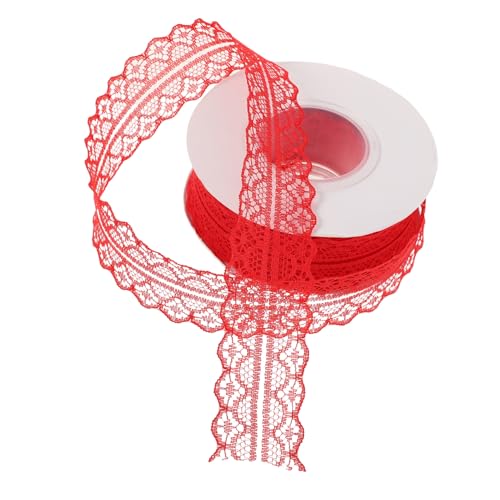 ARTIBETTER 5 Stück Vintage Spitzenband Rot Floral Besticktes Band für Hochzeitsdekoration Geschenkverpackung DIY Basteln Nähen ARTIBETTER 5 Stück Vintage Spitzenband Rot Floral Besticktes Band für Hochzeitsdekoration Geschenkverpackung DIY Basteln Nähen von Artibetter