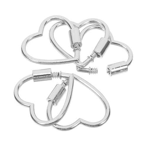 ARTIBETTER 5 Stück Zubehöranschluss Multi-halsketten-layering-verschluss Herz-karabiner-clip Schlüsselanhänger-clip in Herzform Karabinerverschlüsse Für Halskette Zinklegierung Silver ARTIBETTER 5 Stück Zubehöranschluss Multi-halsketten-layering-verschluss Herz-karabiner-clip Schlüsselanhänger-clip in Herzform Karabinerverschlüsse Für Halskette Zinklegierung Silver von Artibetter