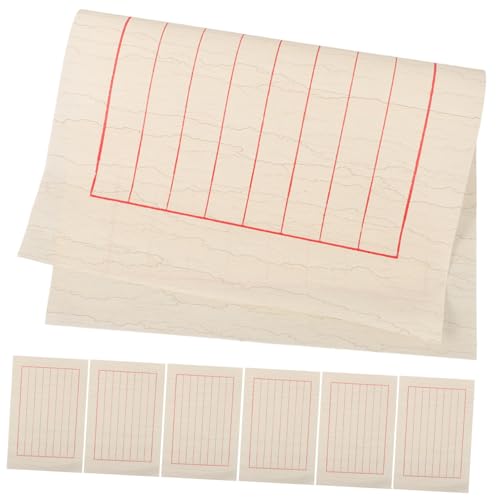 ARTIBETTER 50 Blatt Antikes Reispapier Linienschreibtinte Für Kalligraphie Übungspapier Vintage Weißes Reispapier Natürliches Zeichnen Anfänger Organisches Reispapier Schreiben ARTIBETTER 50 Blatt Antikes Reispapier Linienschreibtinte Für Kalligraphie Übungspapier Vintage Weißes Reispapier Natürliches Zeichnen Anfänger Organisches Reispapier Schreiben von Artibetter