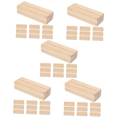 ARTIBETTER 50 Stck Teiliges Rechteckiger Holz Kartenhalter mit Stabilem Stand Vielseitiger Memo Clip für Fotos Notizen und Karten Praktische Tischdekoration für Büro Zuhause und Party ARTIBETTER 50 Stck Teiliges Rechteckiger Holz Kartenhalter mit Stabilem Stand Vielseitiger Memo Clip für Fotos Notizen und Karten Praktische Tischdekoration für Büro Zuhause und Party von Artibetter