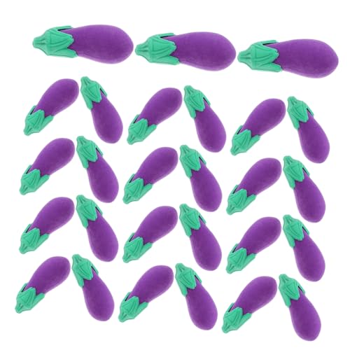 ARTIBETTER 50 Stück 3d -auberginengummi Radiergummis Coole Radiergummis Schulpartyzubehör Mini-radiergummis Für Partygeschenke Für Den Schulanfang Kindergäuer Mini-radierer Violett Tpr von Artibetter