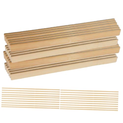 ARTIBETTER 50 Stück Baumodellmaterial Lange Eisstiele Basteln Breite Bastelstäbchen Bastelstäbchen Jumbo Stäbchen Zum Basteln Jumbo Bastelstäbchen Streichhölzer Bastelstäbchen Bulk von Artibetter