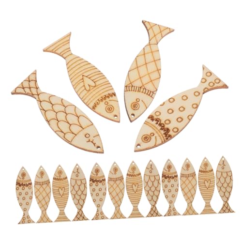 ARTIBETTER 50 Stück Bemalter Fischanhänger Fischförmige Ornamente Fisch Holzscheiben Bastelbedarf Für Fische Aus Holz Hängende Ornamente Unvollendeter Fischausschnitt Pappelbrett ARTIBETTER 50 Stück Bemalter Fischanhänger Fischförmige Ornamente Fisch Holzscheiben Bastelbedarf Für Fische Aus Holz Hängende Ornamente Unvollendeter Fischausschnitt Pappelbrett von Artibetter