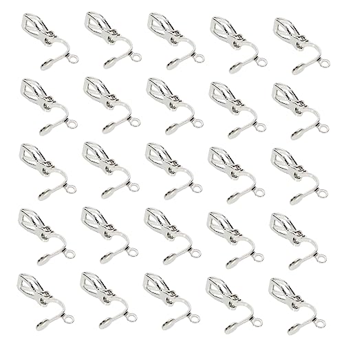 ARTIBETTER 50 Stück Clip Ohrclips für Damen Sicherheits Ohrclip ohne Piercing DIY Schmuckmaterial für Kreative Ohrringe für Schmuckherstellung und Bastelprojekte ARTIBETTER 50 Stück Clip Ohrclips für Damen Sicherheits Ohrclip ohne Piercing DIY Schmuckmaterial für Kreative Ohrringe für Schmuckherstellung und Bastelprojekte von Artibetter