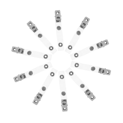 ARTIBETTER 50 Stück Doppel Loch Badge Clips für Id Karten Namensschilder Büro und Schulbedarf Robust und Vielseitig ARTIBETTER 50 Stück Doppel Loch Badge Clips für Id Karten Namensschilder Büro und Schulbedarf Robust und Vielseitig von Artibetter