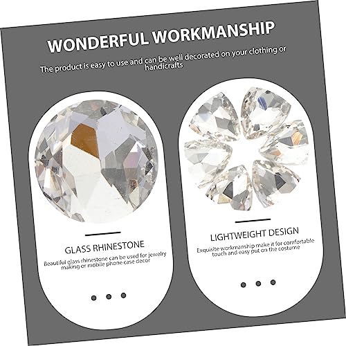 ARTIBETTER 50 Stück Facettierte Glasperlen Tropfenförmige Kristallperlen für Schmuckherstellung DIY Kleidung Dekoration Lichtfänger für Kleidung Taschen Zubehör ARTIBETTER 50 Stück Facettierte Glasperlen Tropfenförmige Kristallperlen für Schmuckherstellung DIY Kleidung Dekoration Lichtfänger für Kleidung Taschen Zubehör von Artibetter