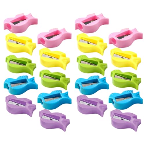 ARTIBETTER 50 Stück Für Einfach Mini Skizzieren Bleistiftspitzer Für Das Klassenzimmer Bleistiftschärfer Zeichnung Anspitzer Student Buntstiftspitzer Plastik von Artibetter