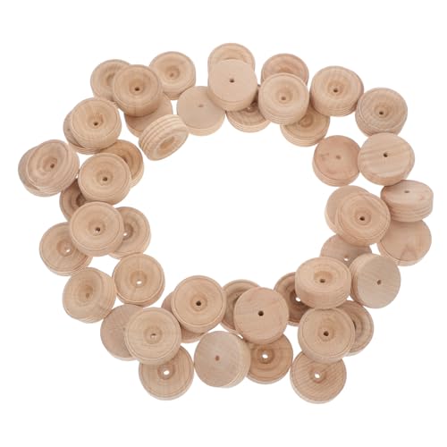 ARTIBETTER 50 Stück Handgefertigtes -holzrad Spielzeugrad Räder Für Das Handwerk Radspielzeug Bastelräder Aus Holz Holzräder Zum Basteln Holzräder Für Hölzern Khaki von Artibetter