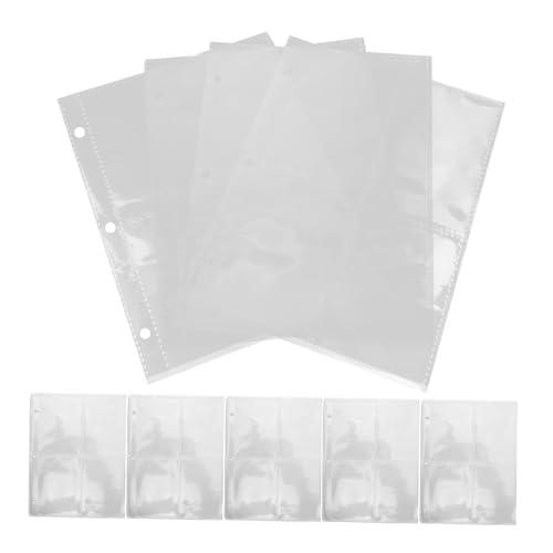 ARTIBETTER 50 Stück Kartenhüllen für Sammelkarten Transparente Binder Sheets mit Löchern Robuste Wasserfeste Schutzhüllen für Baseball Fußball Hockey und Trading Cards Organisierte ARTIBETTER 50 Stück Kartenhüllen für Sammelkarten Transparente Binder Sheets mit Löchern Robuste Wasserfeste Schutzhüllen für Baseball Fußball Hockey und Trading Cards Organisierte von Artibetter