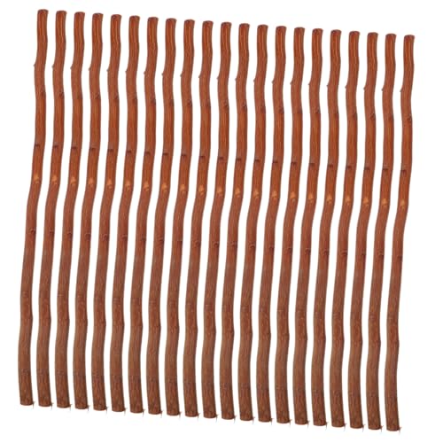 ARTIBETTER 50 Stück Natürliche Trockene Zweige Schüttgut Vase Getrocknete Birkenzweige Birkenstäbchen Stamm Geäst Fallen Protokoll Stiele Stöcke Stange Baum Basteln Bellen Holz Brown von Artibetter
