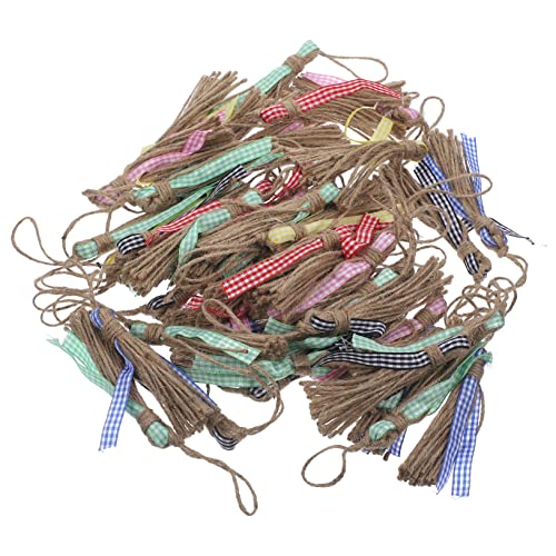 ARTIBETTER 50 Stück Natur Jute Quasten Vintage Dekorative Quasten Anhänger für Diy Projekte und Wohnaccessoires ARTIBETTER 50 Stück Natur Jute Quasten Vintage Dekorative Quasten Anhänger für Diy Projekte und Wohnaccessoires von Artibetter