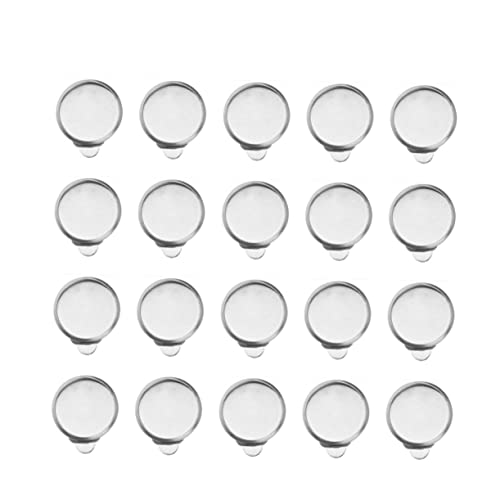 ARTIBETTER 50 Stück Ohrclips Schmuck Selber Machen Ohren Zarte Ohrringe Zubehör Set Zur Herstellung Von Ohrringen Empfindlich Tablett Ohrringrückseiten Für Ohrstecker Silber Silver ARTIBETTER 50 Stück Ohrclips Schmuck Selber Machen Ohren Zarte Ohrringe Zubehör Set Zur Herstellung Von Ohrringen Empfindlich Tablett Ohrringrückseiten Für Ohrstecker Silber Silver von Artibetter