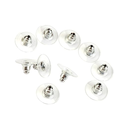 ARTIBETTER 50 Stück Ohrstecker Verschlüsse mit Kunststoffpad für Schmuckverwendung Weiß K Ergonomisch Langlebig und Leicht für Praktischen Einsatz ARTIBETTER 50 Stück Ohrstecker Verschlüsse mit Kunststoffpad für Schmuckverwendung Weiß K Ergonomisch Langlebig und Leicht für Praktischen Einsatz von Artibetter