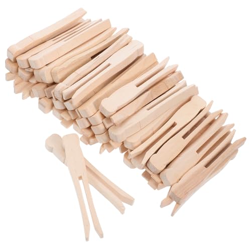ARTIBETTER 50 Stück Robuste, Runde Holz-wäscheklammern, Unlackierte Holzfiguren Für Wäsche Und Basteln, Wäscheleinen-clips, Naturholz-wäscheklammern Für Wäscheleine, Winddichte Quilt-clips ARTIBETTER 50 Stück Robuste, Runde Holz-wäscheklammern, Unlackierte Holzfiguren Für Wäsche Und Basteln, Wäscheleinen-clips, Naturholz-wäscheklammern Für Wäscheleine, Winddichte Quilt-clips von Artibetter