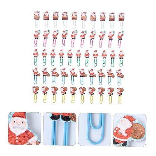 ARTIBETTER 50 Stück Teiliges Santa Claus Holzklammern Bunte Niedliche Büroklammern Starke Haltekraft für Notizen Fotos und Lesezeichen Weihnachtsdeko für Büro und Schule ARTIBETTER 50 Stück Teiliges Santa Claus Holzklammern Bunte Niedliche Büroklammern Starke Haltekraft für Notizen Fotos und Lesezeichen Weihnachtsdeko für Büro und Schule von Artibetter