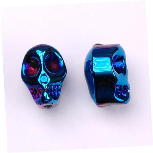 ARTIBETTER 50 Stück Teiliges Schädel Design Glasperlen Bunte Lose Bastelperlen für Diy Armbänder Schmuckherstellung Halsketten Umweltfreundlich und Vielseitig für Kreative Schmuckprojekte ARTIBETTER 50 Stück Teiliges Schädel Design Glasperlen Bunte Lose Bastelperlen für Diy Armbänder Schmuckherstellung Halsketten Umweltfreundlich und Vielseitig für Kreative Schmuckprojekte von Artibetter
