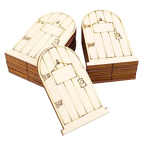 ARTIBETTER 50 Stück Unbemalte Holz Fee Türen Diy Bastelbedarf Lasergravierte Holzstücke für Kreative Dekorationen zum Bemalen und Gestalten für ARTIBETTER 50 Stück Unbemalte Holz Fee Türen Diy Bastelbedarf Lasergravierte Holzstücke für Kreative Dekorationen zum Bemalen und Gestalten für von Artibetter