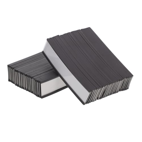 ARTIBETTER 50 Stück Whiteboard-Magnete aufbewahrungsschränke magnetische namensschilder besteckkasten für schubladen Magnetische Werkzeugkastenetiketten Magnete für Visitenkarten Papier Black von Artibetter