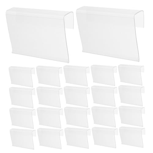 ARTIBETTER 50 Stück Wiederverwendbare Draht Halter für Regale Einzelhandel und PVC Preisschild Clips für Optimale Sichtbarkeit von Artibetter