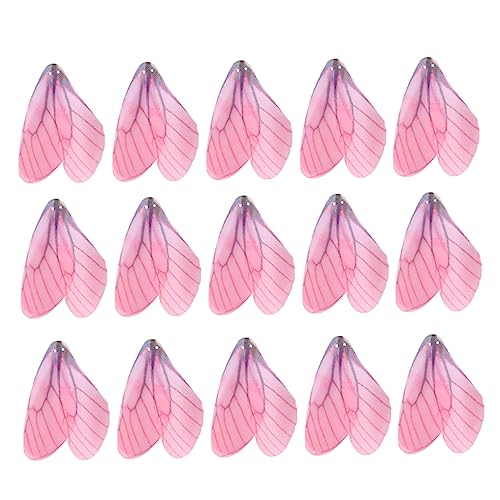 ARTIBETTER 50 Stück handgefertigte Ohrringe liefert Hochzeit Libellenflügel-Anhänger Libellenflügel basteln Flügel für Mädchen gefälschter Libellenflügel Zubehör für künstliche Ohrringe von Artibetter