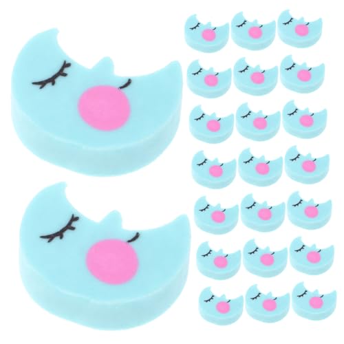 ARTIBETTER 50 Stücke Blau Mond Radiergummi Radiergummis Kawaii Schule Liefert Radiergummi Mini ARTIBETTER 50 Stücke Blau Mond Radiergummi Radiergummis Kawaii Schule Liefert Radiergummi Mini von Artibetter