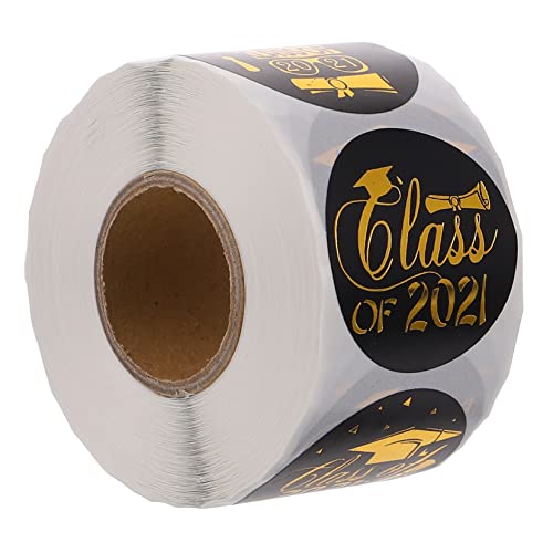 ARTIBETTER 500 Stück Aufkleber groß Grad Party Etikett Gruß Stichworte scheckheft scrapbbok packaging wickeltischwärmer aufklebebuchstaben stickerbögen packschnur markierer deko Papier Black von Artibetter