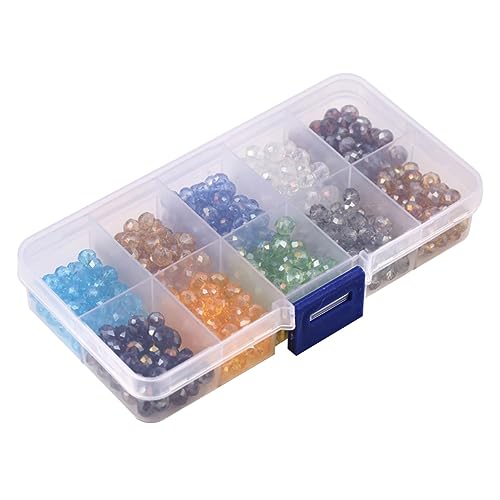 ARTIBETTER 500 Stück Facettierte Glasperlen Farben Set mit Aufbewahrungsbox für Schmuckherstellung Armbänder und Ohrringe ARTIBETTER 500 Stück Facettierte Glasperlen Farben Set mit Aufbewahrungsbox für Schmuckherstellung Armbänder und Ohrringe von Artibetter