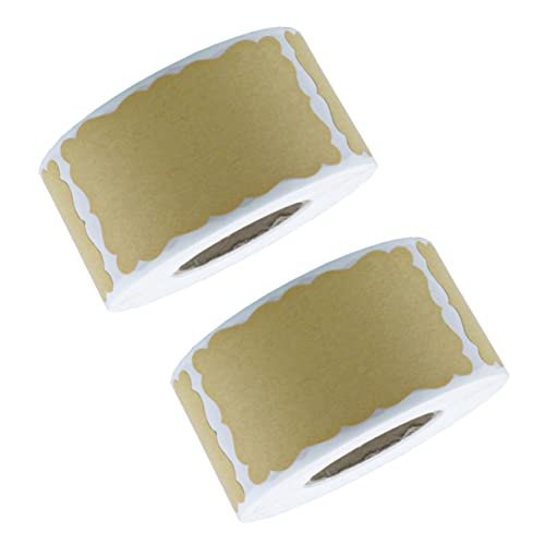 ARTIBETTER 500 Stück Kraftpapier Aufkleber Selbstklebende für Diy Verpackung Weinflaschen Marmeladengläser Personalisierte Festival und Party Sticker ARTIBETTER 500 Stück Kraftpapier Aufkleber Selbstklebende für Diy Verpackung Weinflaschen Marmeladengläser Personalisierte Festival und Party Sticker von Artibetter