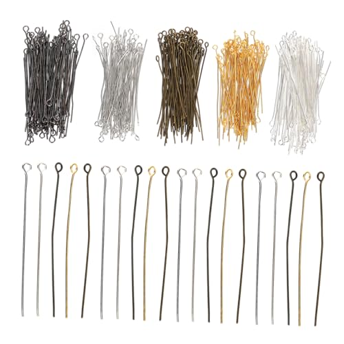 ARTIBETTER 500 Stück Metallkopf Stecknadeln mit Offenem Öhr für Schmuckherstellung Kopfstifte für Ohrringe Armbänder Anhänger Diy Langlebig Glatt Verpackt Vielseitig Einsetzbar ARTIBETTER 500 Stück Metallkopf Stecknadeln mit Offenem Öhr für Schmuckherstellung Kopfstifte für Ohrringe Armbänder Anhänger Diy Langlebig Glatt Verpackt Vielseitig Einsetzbar von Artibetter