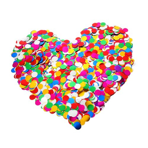 ARTIBETTER 5000 Stück Bunte Glitzer Konfetti Füller für Hochzeiten Valentinstag und Partys Vielseitige Deko für Einladungen Diy Projekte und Tischdekorationen von Artibetter