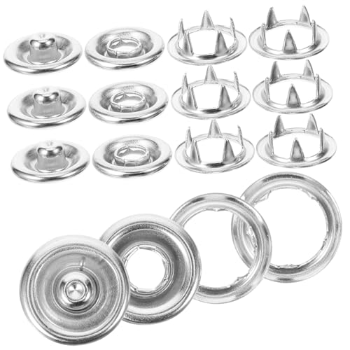 ARTIBETTER 50Sätze Druckknopf Set Metall Druckknöpfe für Bekleidung und DIY Einfache Installation und Langlebig für Mäntel Mützen und Mehr ARTIBETTER 50Sätze Druckknopf Set Metall Druckknöpfe für Bekleidung und DIY Einfache Installation und Langlebig für Mäntel Mützen und Mehr von Artibetter
