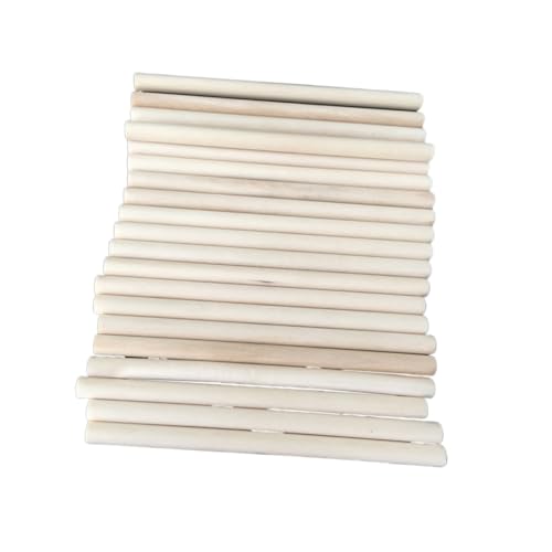 ARTIBETTER 50Stücke DIY Holzstäbchen Runde Holzstäbe für Bastelarbeiten Langlebiges Holzmaterial für Projekte und Erwachsene von Artibetter