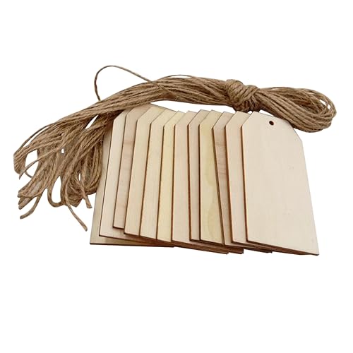 ARTIBETTER 50Stücke Quadratische Holzanhänger DIY Hängedekorationen mit Leinenkordel für Partys Kaffeehäuser Boutiquen und Bastelprojekte Natürlichem Holz ARTIBETTER 50Stücke Quadratische Holzanhänger DIY Hängedekorationen mit Leinenkordel für Partys Kaffeehäuser Boutiquen und Bastelprojekte Natürlichem Holz von Artibetter
