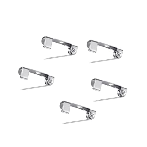 ARTIBETTER 50stücke Sicherheitsnadeln Silber Broschenverschluss Für DIY Schmuck Basteln Robuste Metallmaterialien Für Vielseitige Anwendungen von Artibetter