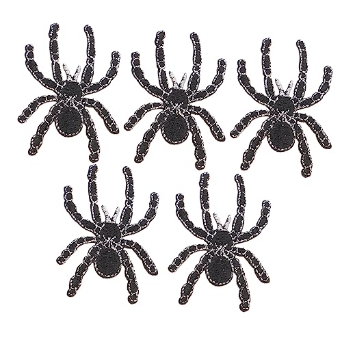 ARTIBETTER 5Stücke Spinnen Aufnäher Bestickte Spinnen Patches zum Aufbügeln für Kleidung DIY Dekoration für Jeans Kleider und Accessoires ARTIBETTER 5Stücke Spinnen Aufnäher Bestickte Spinnen Patches zum Aufbügeln für Kleidung DIY Dekoration für Jeans Kleider und Accessoires von Artibetter