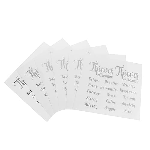 ARTIBETTER 6 Blätter Flaschenaufkleber für ätherische Öle alphabet sticker buchstabenaufkleber Stichworte Wasserdichte Etiketten für ätherische Öle Flaschenaufkleber selber machen Silver ARTIBETTER 6 Blätter Flaschenaufkleber für ätherische Öle alphabet sticker buchstabenaufkleber Stichworte Wasserdichte Etiketten für ätherische Öle Flaschenaufkleber selber machen Silver von Artibetter