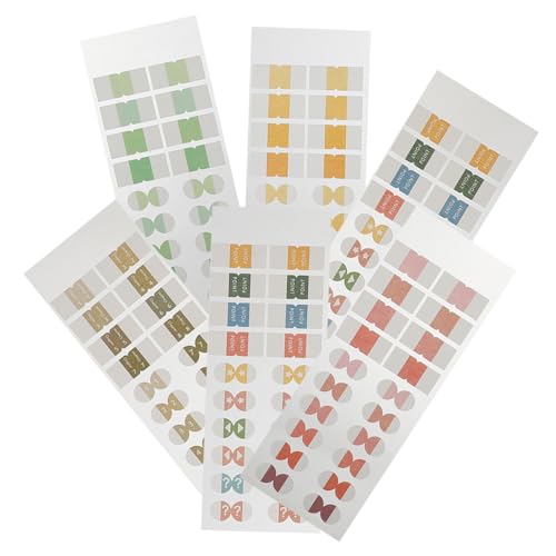 ARTIBETTER 6 Blätter Index Tabs Teiliges Selbstklebende Lesezeichen für Notizen Büro und Studium Praktische Haftnotizen zur Organisation von Dokumenten und Büchern ARTIBETTER 6 Blätter Index Tabs Teiliges Selbstklebende Lesezeichen für Notizen Büro und Studium Praktische Haftnotizen zur Organisation von Dokumenten und Büchern von Artibetter