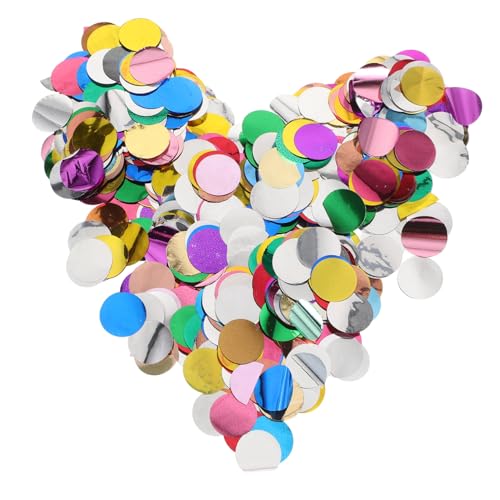 ARTIBETTER 6 Hochzeitskonfetti Discokonfetti Paillettenkonfetti Partykonfetti Runde Konfettipunkte Glitzerkonfetti Luftballons Folienpailletten Kreisglitzer Halloweenkonfetti Folienkonfetti von Artibetter
