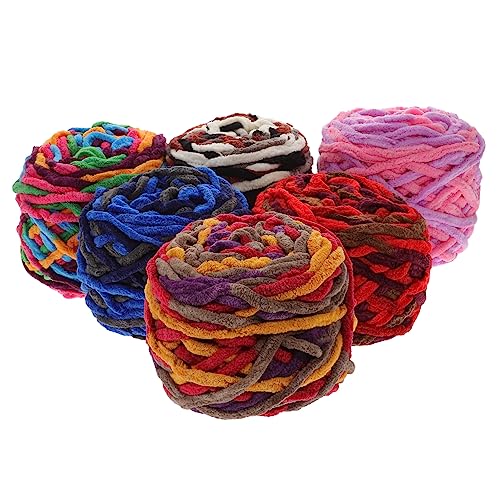 ARTIBETTER 6 Rollen Chunky Garn Mehrfarbiges Häkelgarn für Diy Projekte Strickgarn für Schals Mützen Decken und Mehr für Anfänger und Kreative Bastelideen ARTIBETTER 6 Rollen Chunky Garn Mehrfarbiges Häkelgarn für Diy Projekte Strickgarn für Schals Mützen Decken und Mehr für Anfänger und Kreative Bastelideen von Artibetter