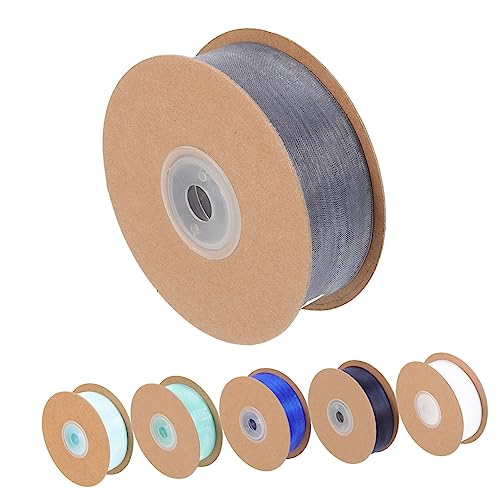 ARTIBETTER 6 Rollen Geschenkverpackungsband Dickes Satinband Verschiedene Bänder Blaues Dünnes Band Bänder Organzaband Zuschneidbares Bastelband Festival Geschenkband Handgefertigtes von Artibetter
