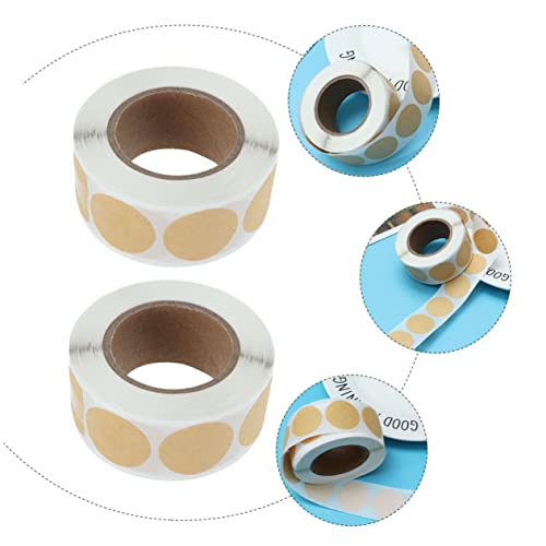 ARTIBETTER 6 Rollen Kraftpapier Aufkleber Selbstklebend Bedruckbare Etiketten für Verpackung pro Schreibbare DIY Sticker für Hochzeit Postkarten und Lebensmitteletikettierung ARTIBETTER 6 Rollen Kraftpapier Aufkleber Selbstklebend Bedruckbare Etiketten für Verpackung pro Schreibbare DIY Sticker für Hochzeit Postkarten und Lebensmitteletikettierung von Artibetter
