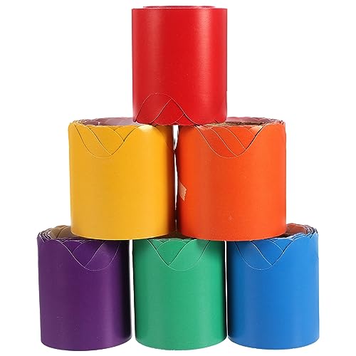 ARTIBETTER 6 Rollen Wellenförmige Pinnwand Bordüre Selbstklebende Dekoration für Klassenzimmer und Vielseitig Einsetzbar für Whiteboard und Bunten von Artibetter