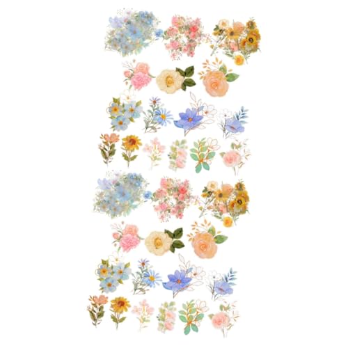 ARTIBETTER 6 Sätze Transparente Holographische Aufkleber Wasserdichte Sticker für Scrapbooking Diy Blütenmuster für Tagebücher Fotoalben und Bastelprojekte ARTIBETTER 6 Sätze Transparente Holographische Aufkleber Wasserdichte Sticker für Scrapbooking Diy Blütenmuster für Tagebücher Fotoalben und Bastelprojekte von Artibetter