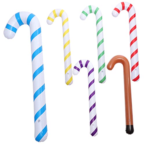 ARTIBETTER 6 Stück Aufblasbarer Gehstock Teiliges Bunten Farben für Karneval Kostümpartys und Weihnachtsfeiern Leicht und Auffällig für Erwachsene ARTIBETTER 6 Stück Aufblasbarer Gehstock Teiliges Bunten Farben für Karneval Kostümpartys und Weihnachtsfeiern Leicht und Auffällig für Erwachsene von Artibetter
