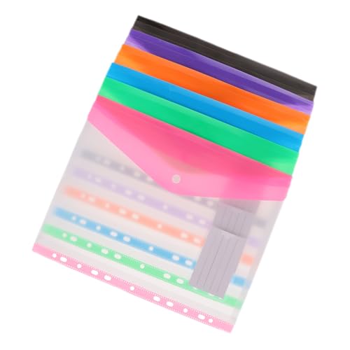 ARTIBETTER 6 Stück Dokumententaschen Transparente Aktenordner für Büro und Schule Tragbare Binder mit Druckknopf für Organisation und Aufbewahrung ARTIBETTER 6 Stück Dokumententaschen Transparente Aktenordner für Büro und Schule Tragbare Binder mit Druckknopf für Organisation und Aufbewahrung von Artibetter