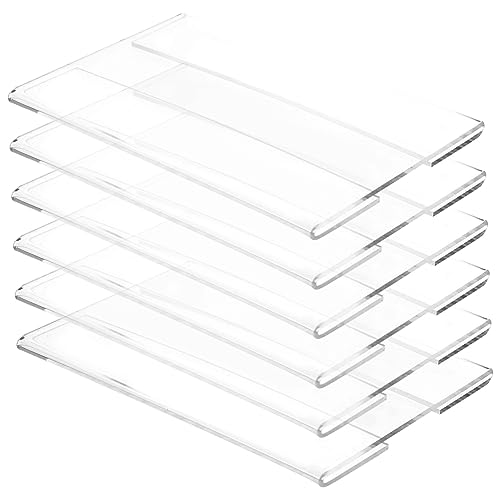 ARTIBETTER 6 Stück Flache Preisschild Etikettenhalter Für Regale Ständer Schilder Etiketten Für Regale Schilderhalter Party Beschilderungshalter Einzelhandels Etikettenhalter Für von Artibetter