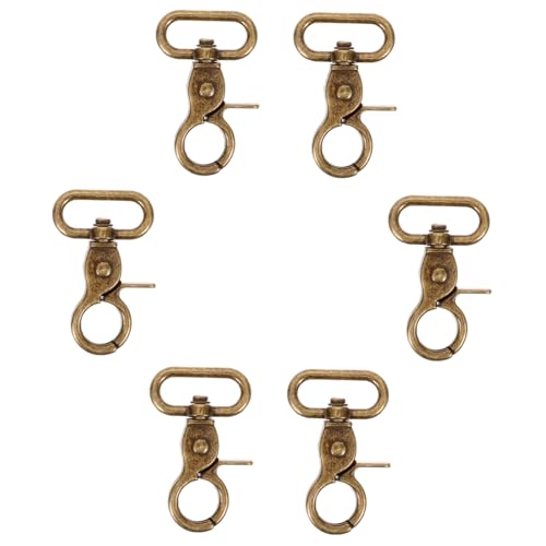 ARTIBETTER 6 Stück Hardware Haken Schwere Haken Verschlüsse Schlaufe Für Die Taschenherstellung Metallverschluss Metallkreisschlaufe Druckknöpfe Metall Druckknopf Krabbenverschluss ARTIBETTER 6 Stück Hardware Haken Schwere Haken Verschlüsse Schlaufe Für Die Taschenherstellung Metallverschluss Metallkreisschlaufe Druckknöpfe Metall Druckknopf Krabbenverschluss von Artibetter