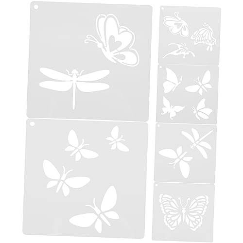 ARTIBETTER 6 Stück Malschablonen Zeichenformen Schablonenformen DIY Schablonen Zeichenschablonen Für Erwachsene Schablonen Zum Basteln Schablonen Zum Zeichnen Hohle Malvorlagen Kunststoff von Artibetter